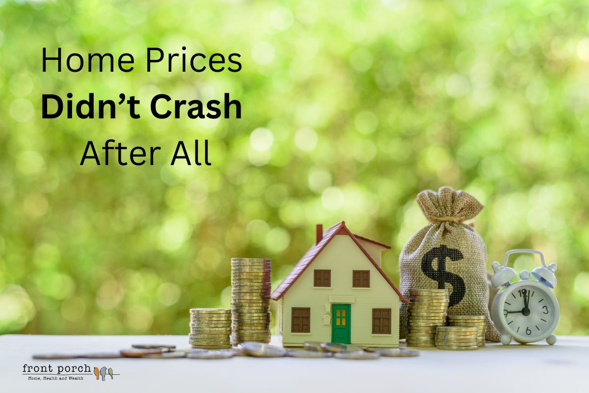 Home Prices didn't crash afterall